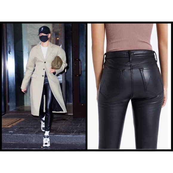 💕MOTHER💕 High Waisted Vamp Pants Faux Show 32 - Picture 1 of 16